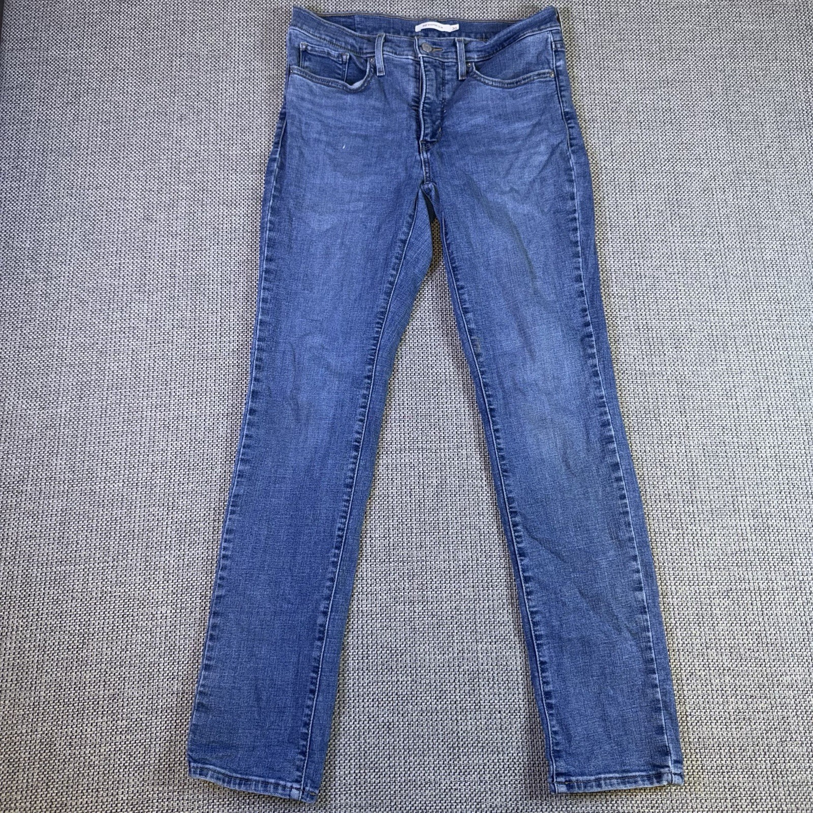 Levis 312 Women’s Jeans Shaping Slim Fit 30×30 Medium Wash Mid Rise Stretch EUC