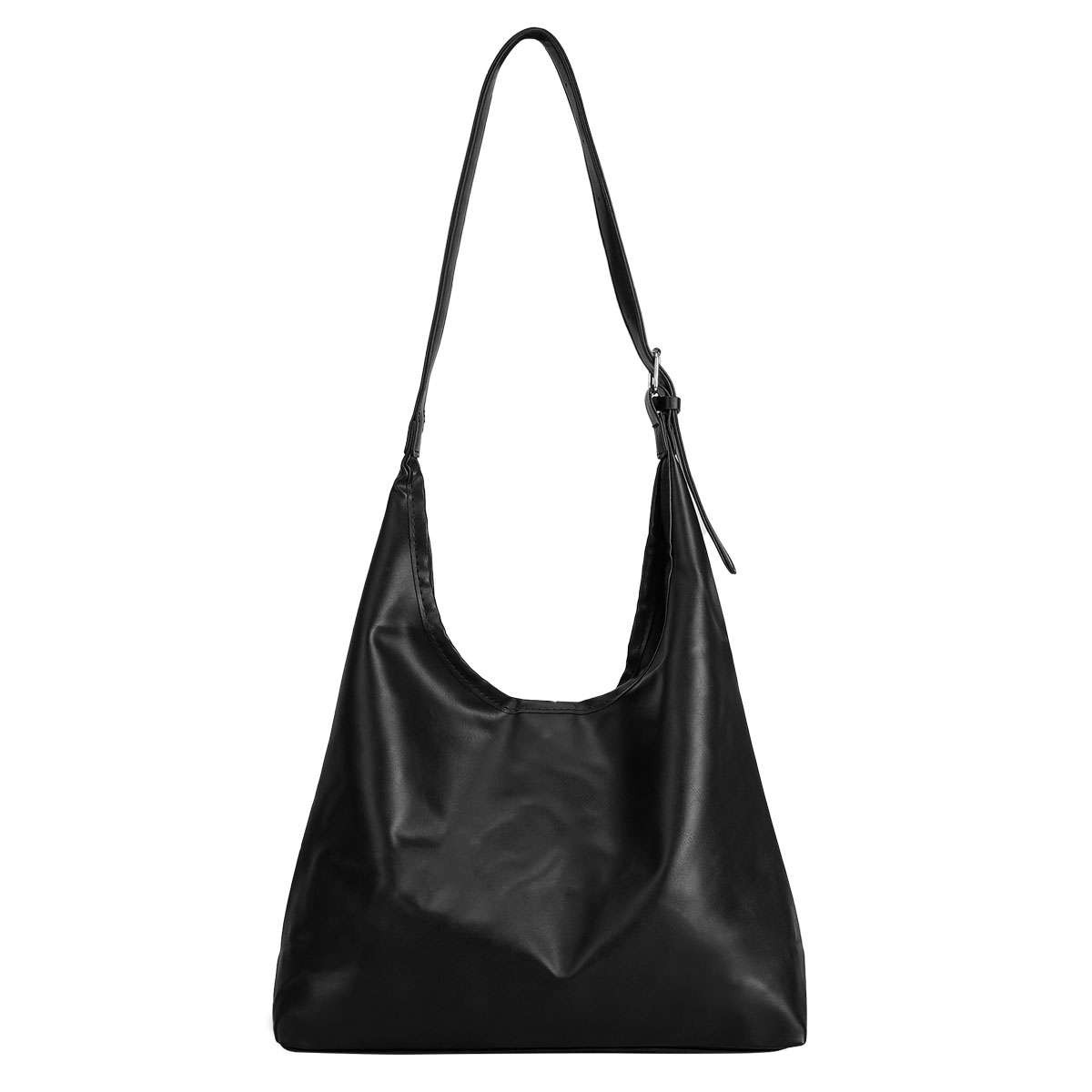 Soft PU Slouchy Bag Adjustable Strap Large Daily Shoulder Purse For Women