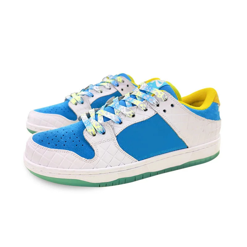 Fashion Flat Shoelaces for Sneakers Color Leopard Print Tie-dye Gradient Shoelac