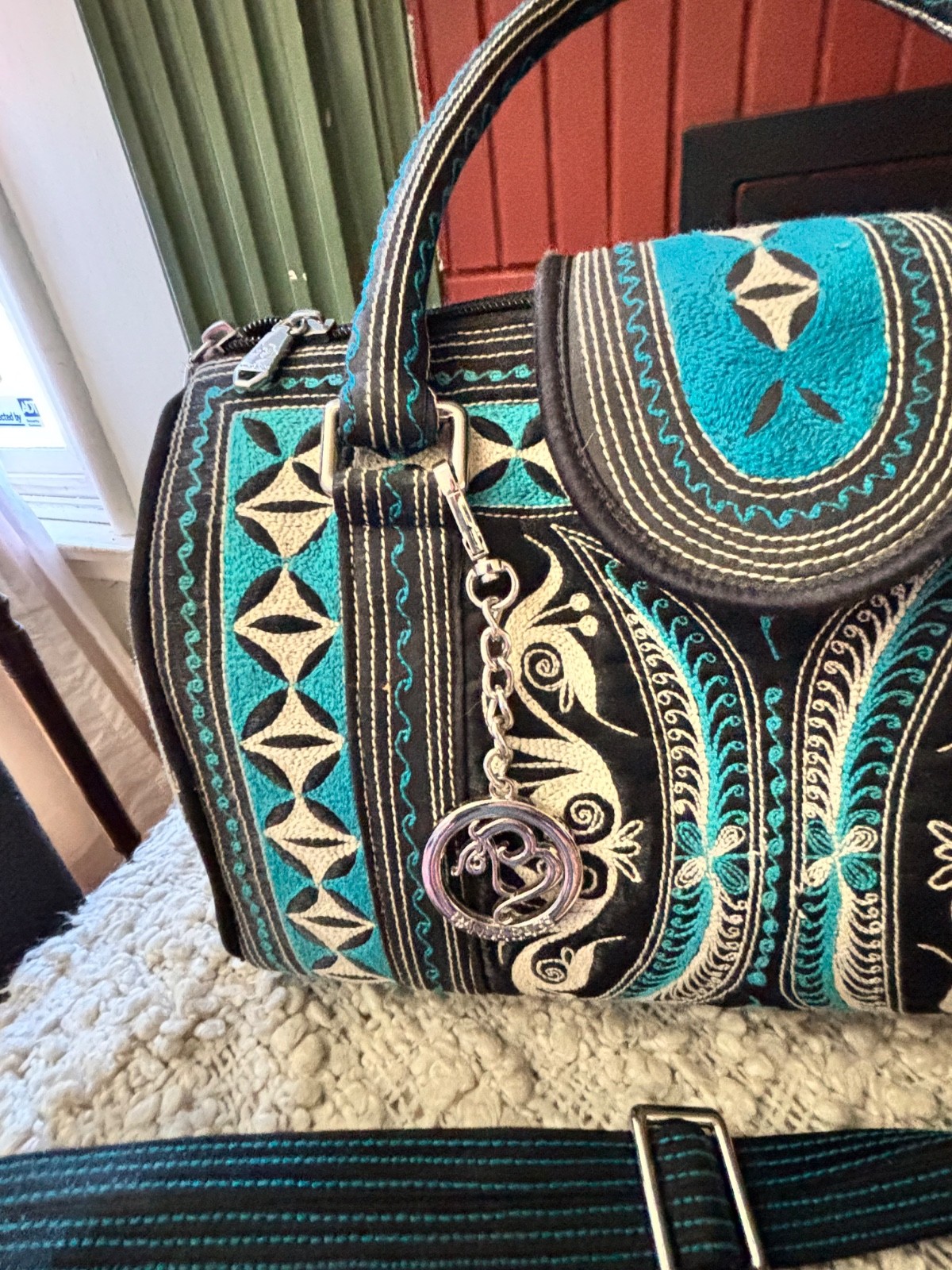 Banda Bag, Embroidered Nano or Barrel Bag, Pre-Owned, Excellent Condition