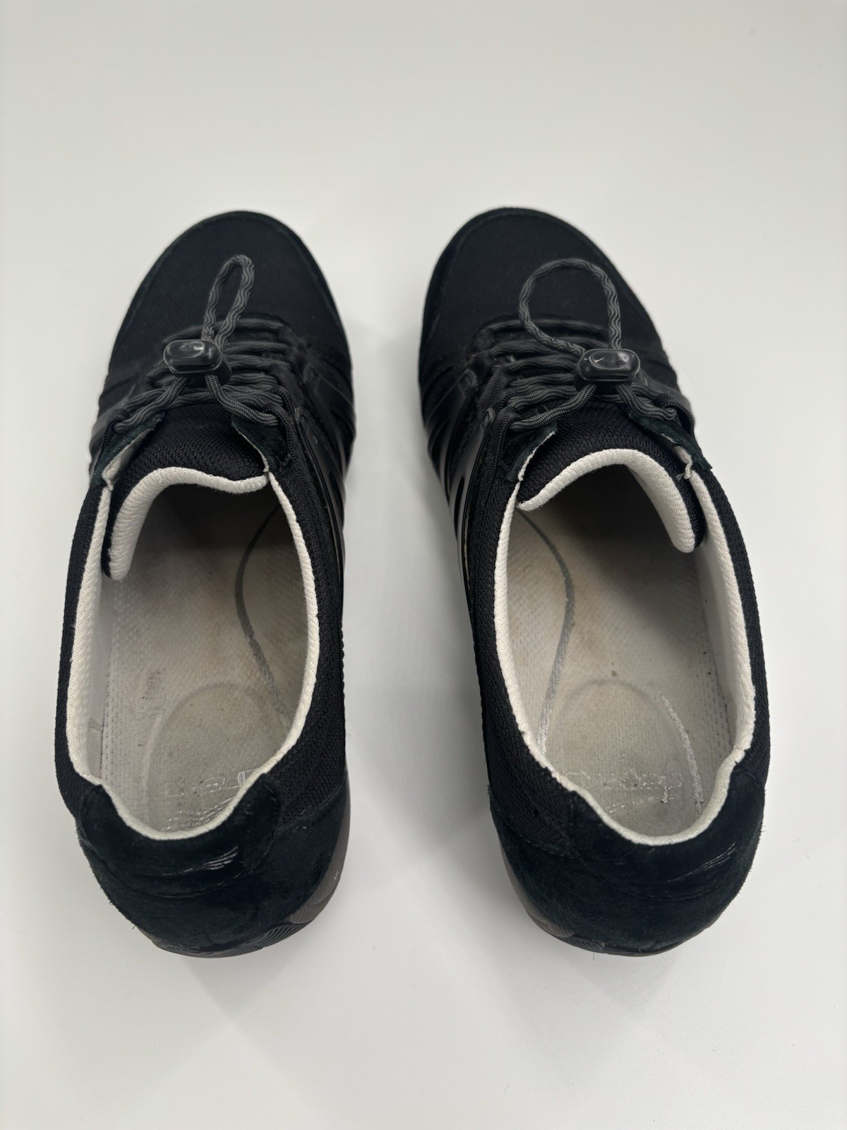 Dansko Women’s Henriette Comfort Support Sneaker Black Leather Suede EU 38
