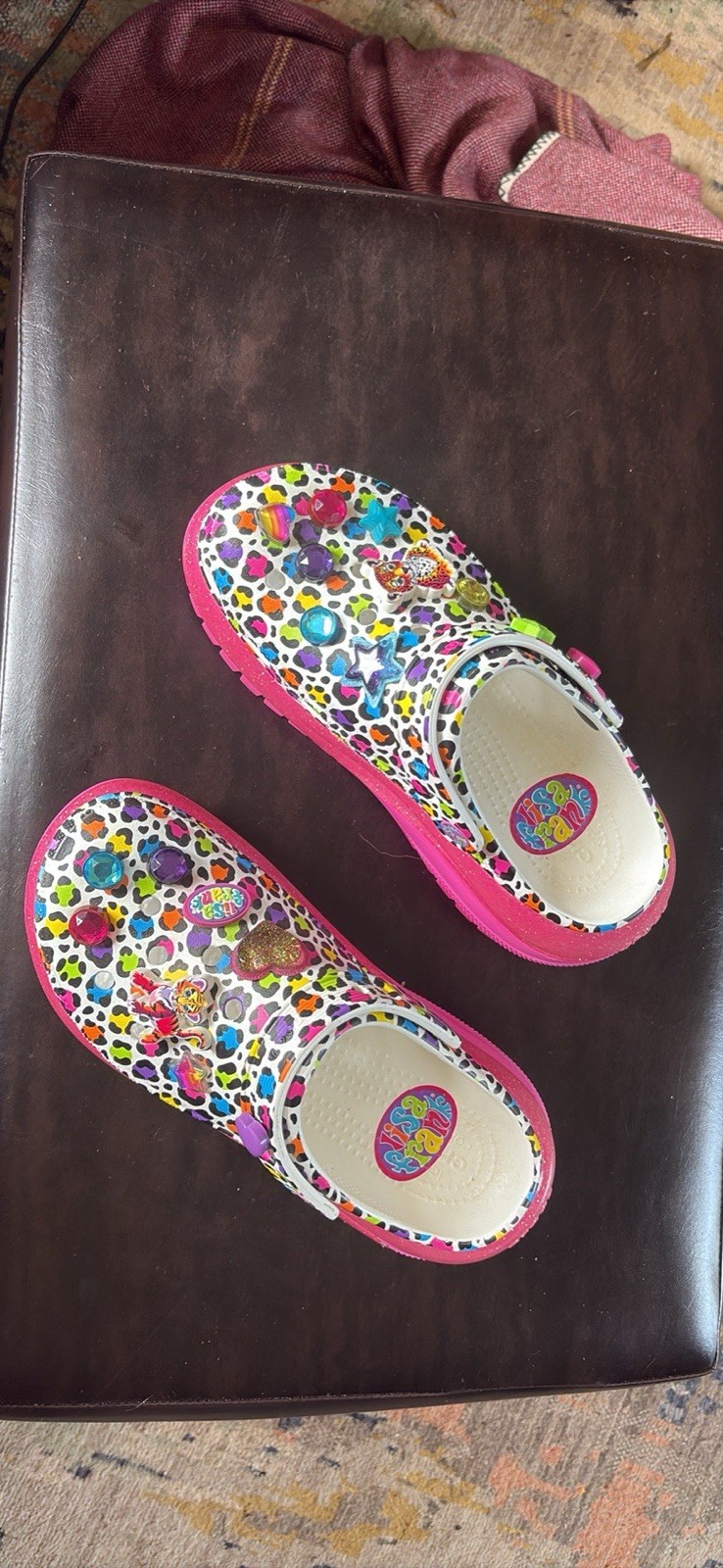 Lisa Frank mega crush clogs W/8- M/6