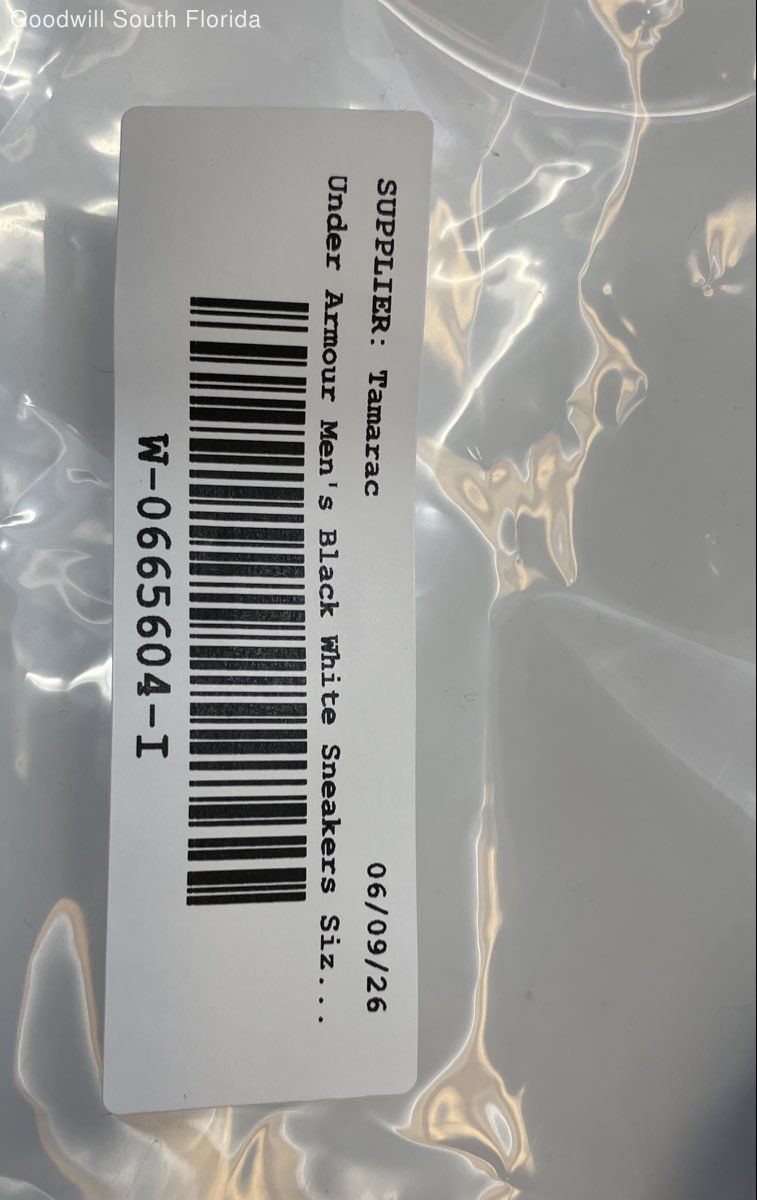 Under Armour Mens HOVR Phantom 1 Black White Lace-Up Sneaker Shoes Size 15