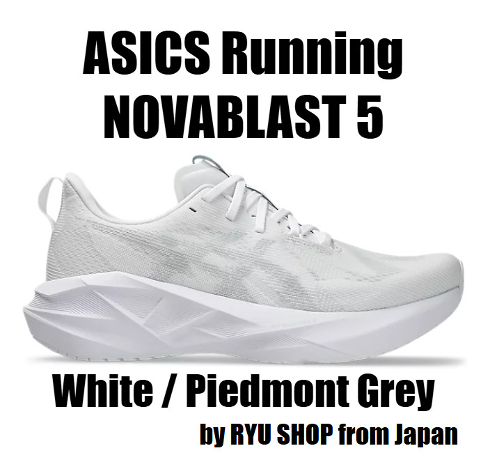 ASICS Running Shoes NOVABLAST 5 1011B974.100 White / Piedmont Grey