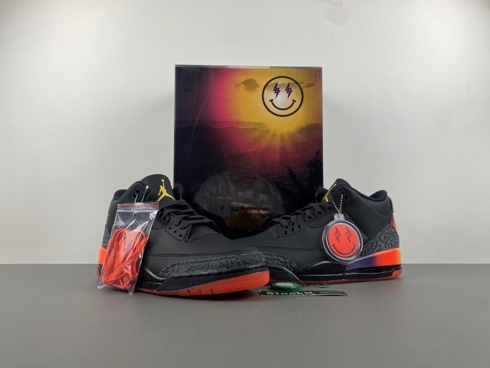 Air Jordan J Balvin x AJ3 “Rio” FN0344-001 Size 10 U.S.