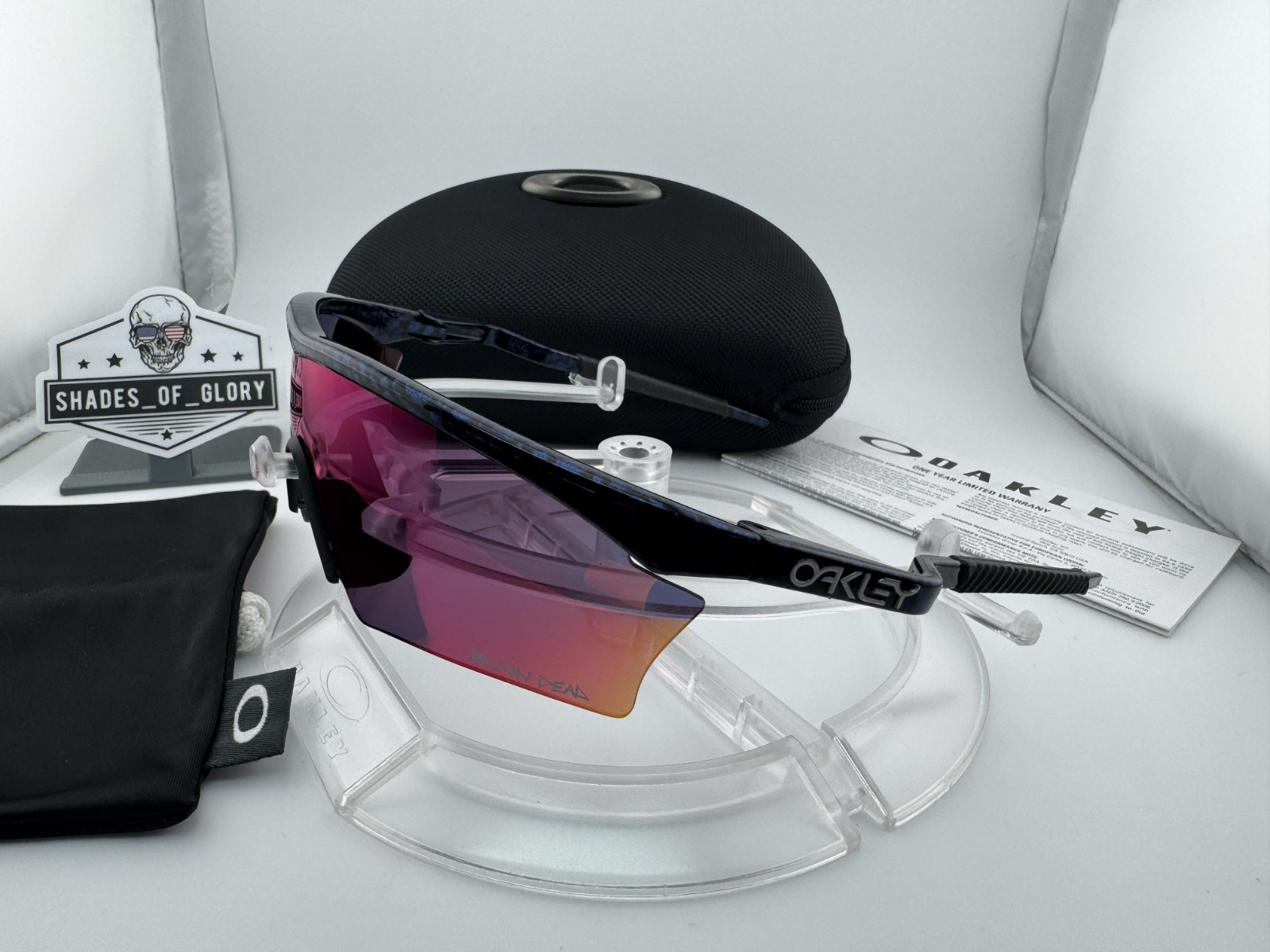 OAKLEY MUMBO BRAIN DEAD M FRAME PLANET X PRIZM ROAD HYBRID SUNGLASSES OO9435-07