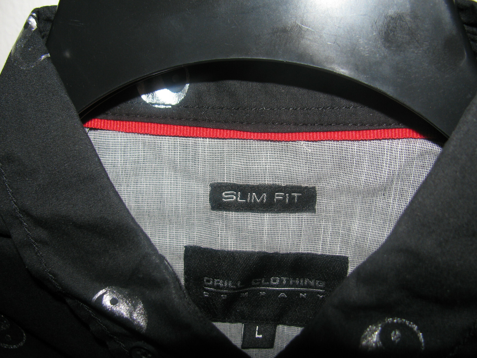 Drill Clothing Company Size L Slim Fit Hanger Not Included