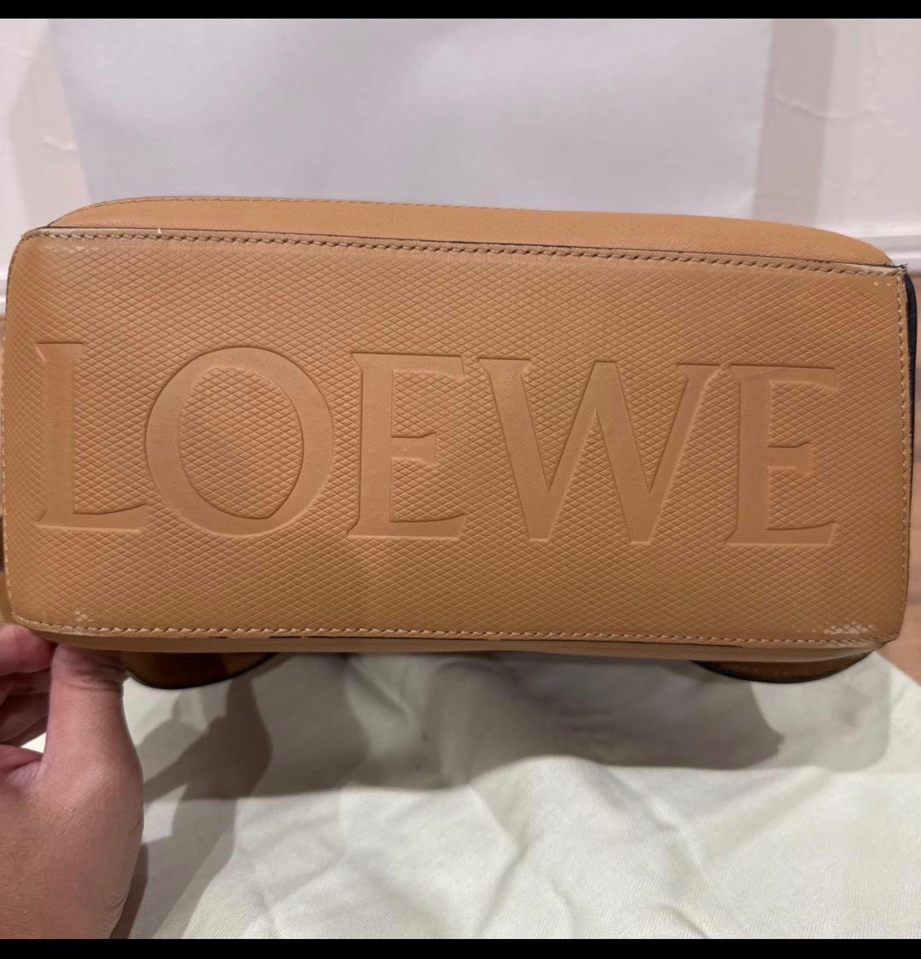 Rare LOEWE Puzzle Bumbag Small Tan Brown Unisex