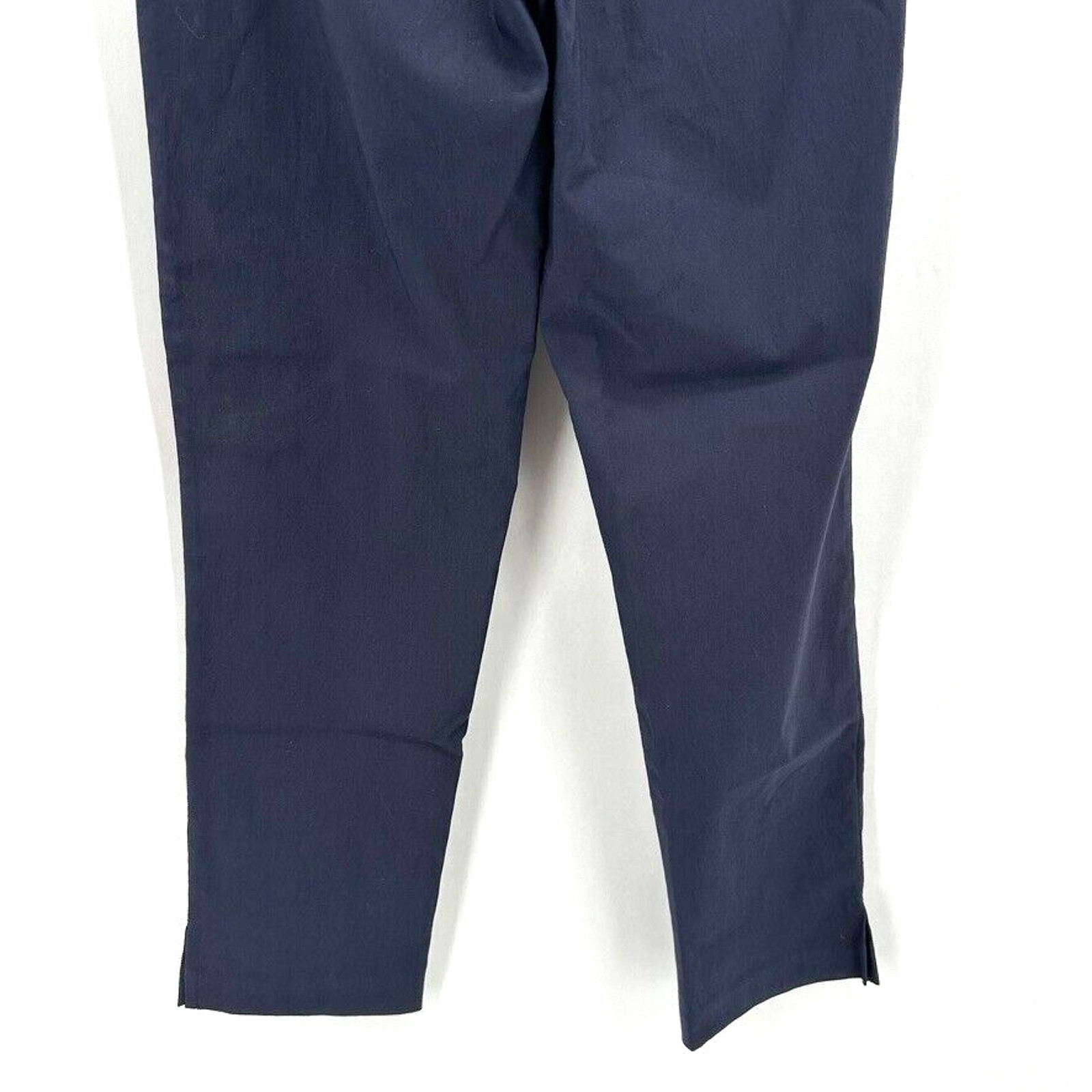 Ritva Falla Eeva Slit Pants FR 36 Blue US XS Quiet Luxury Caspule Travel NWT