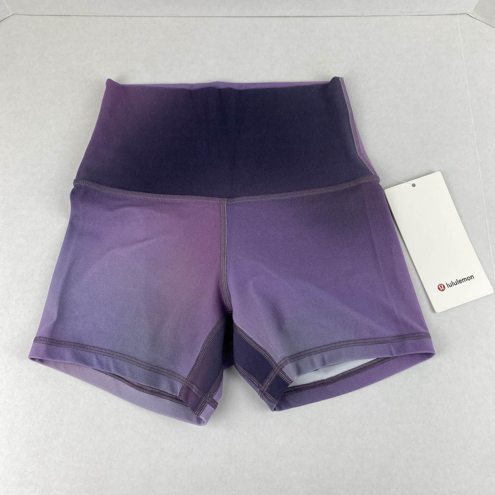 Lululemon Align High Rise HR Shorts 4″ Purple Ombre Size 4 $64