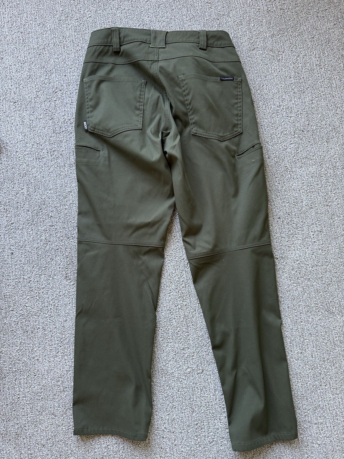 Truewerk Men’s Performance Workwear Pants 32×30 Edo Green Utility