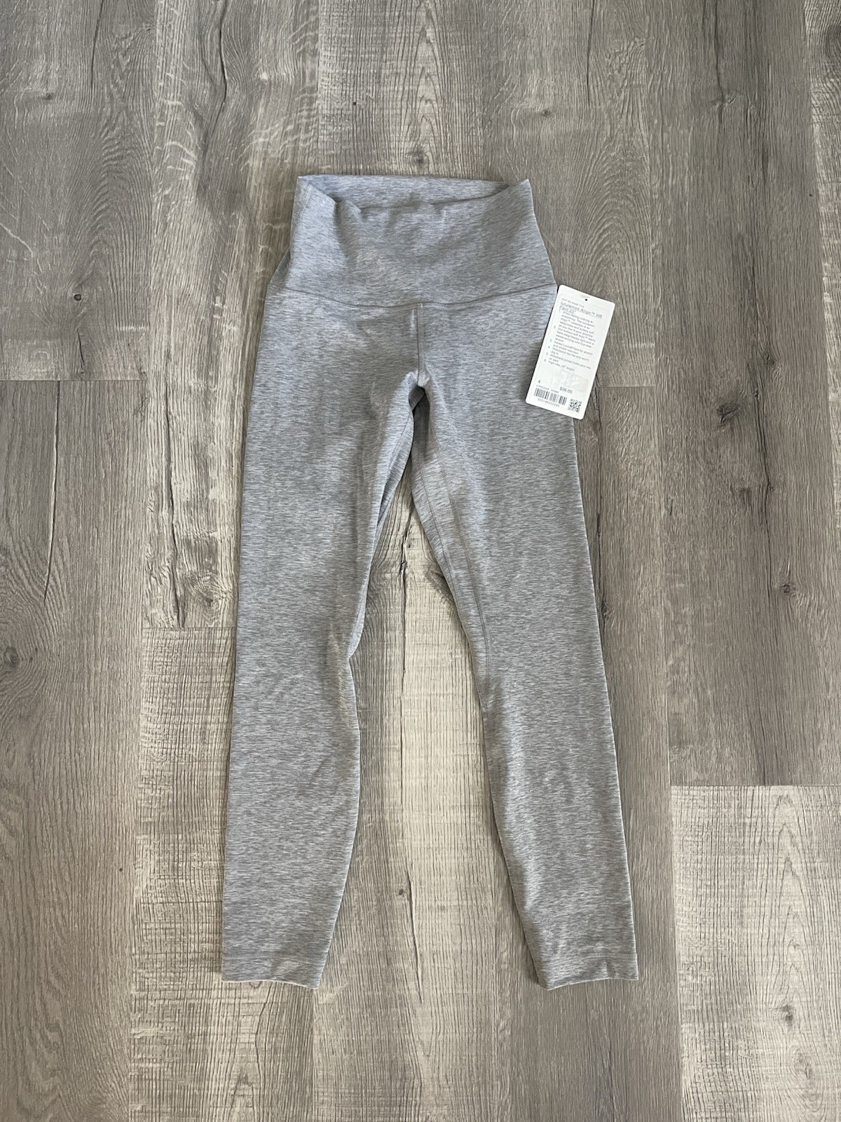 NWT lululemon Align High-Rise Pant 25” in Heathered Core Medium Grey HCMG sz 4