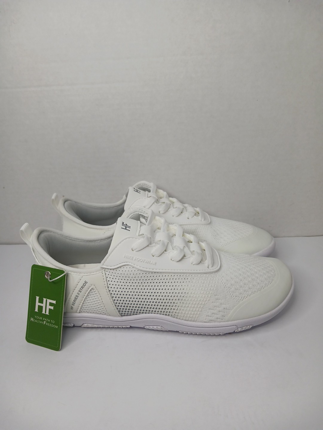 Hike Footwear HF Stride Ergonamic Hike Shoe White Hand Free Womens Sz 8-8.5 NEW!