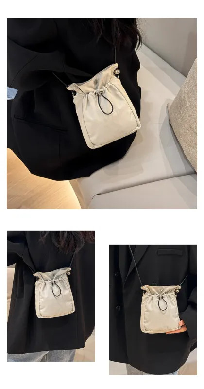 Versatile Crossbody Bag Soft Mini Phone Wallet Multifunctional Square