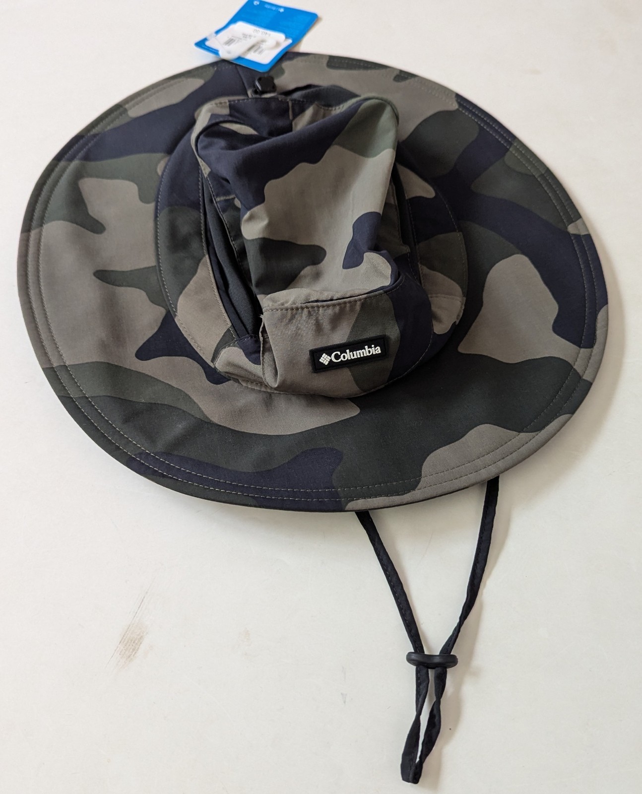 Columbia Bora Bora UPF 50 Printed Booney man camo green hat Brand New