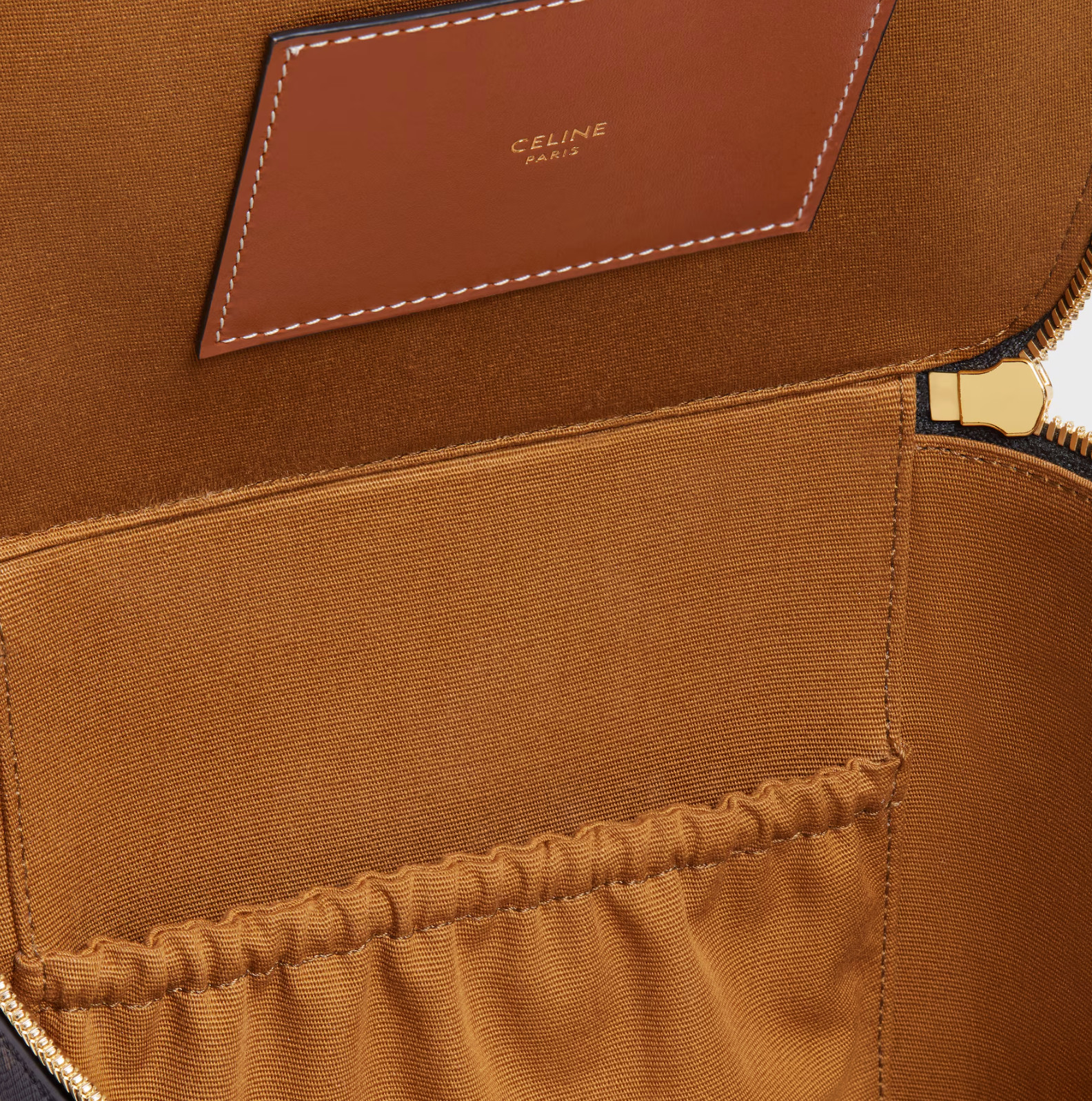 CELINE Square Vanity Case in Triomphe Canvas & Calfskin_Expedited
