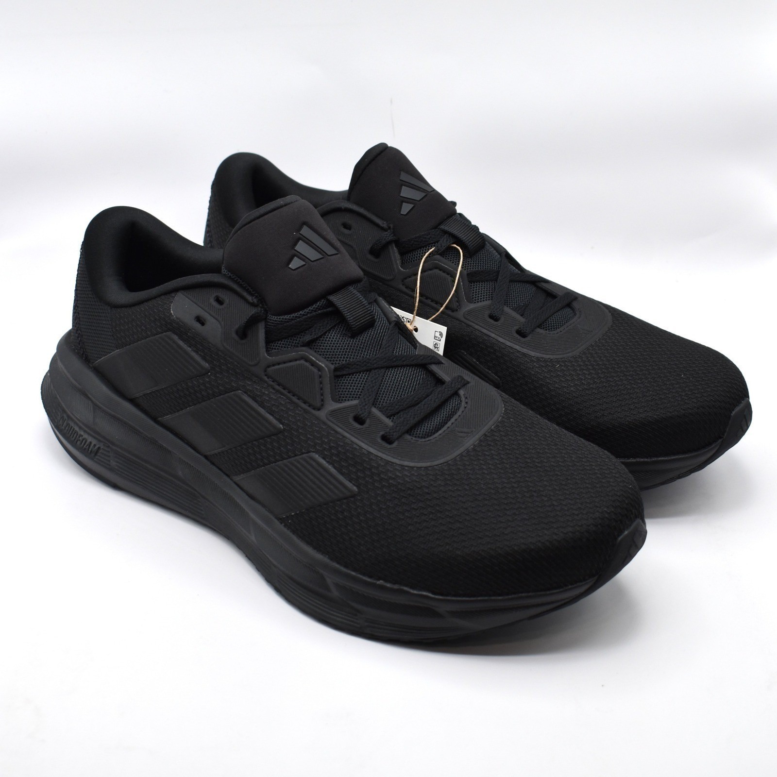 Adidas Galaxy 7 Running Shoes Men’s Size 9 Triple Black Cloudfoam NWT ID8757