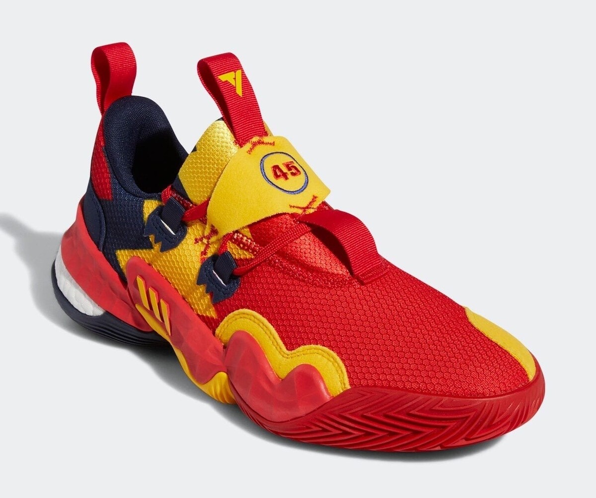 Adidas Trae Young 1 Red Gold Navy Blue MCDONALDS ALL AMERICAN GAME PE GX6815