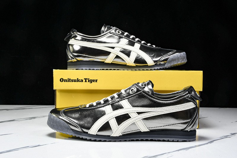 Onits*ka Tiger Mexico66SD Metallic Series Metropolis Cream 183C468-020 Size 4-11