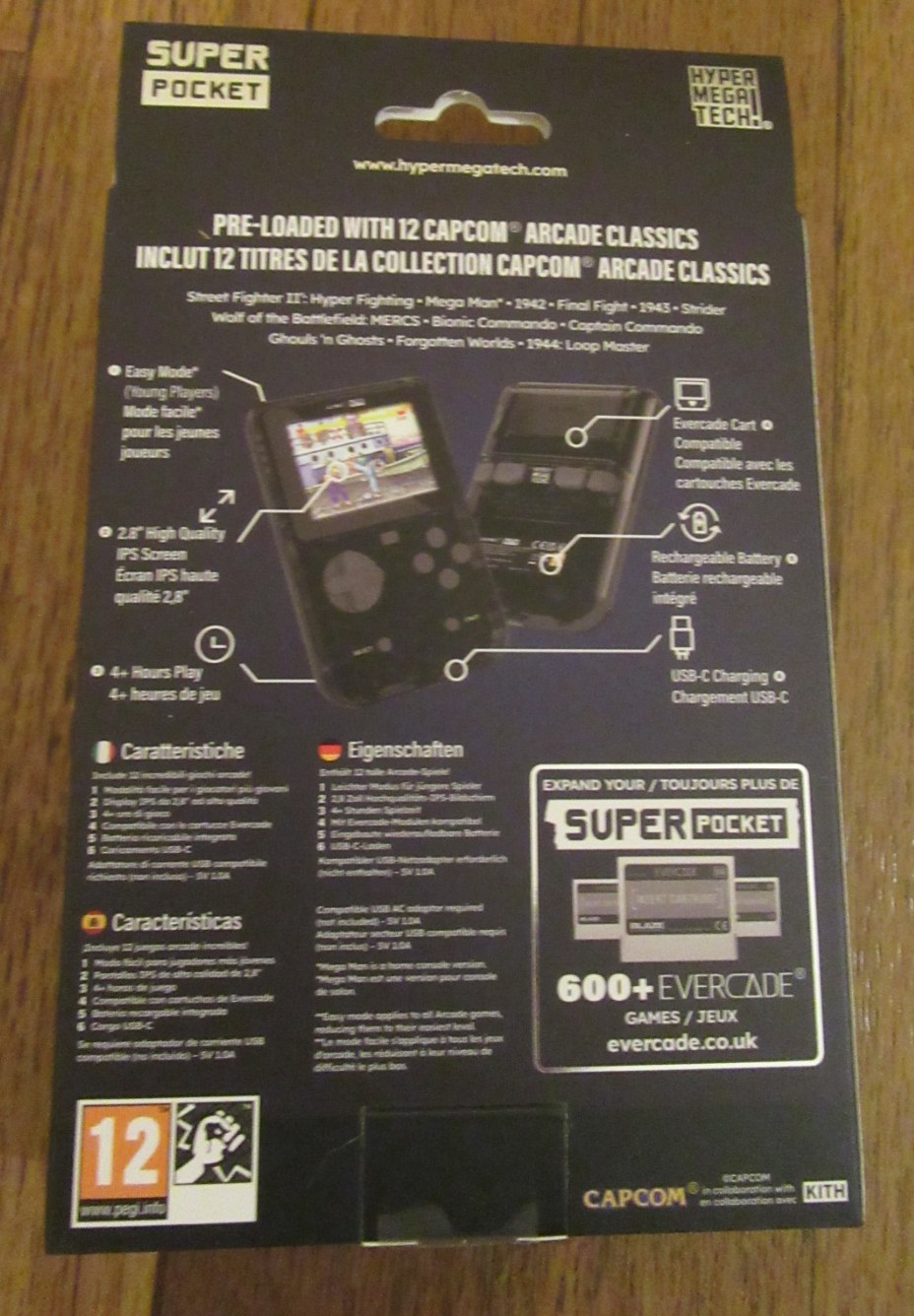Kith Capcom Hyper Mega Tech Super Pocket Clear Brand New NIB Free U.S. Shipping