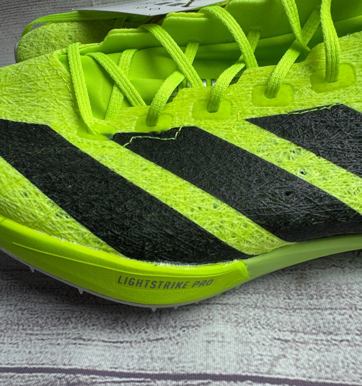 Adidas Men’s Size 8.5 Adizero Prime SP 3 Strung Lucid Green Track Spikes IH5800