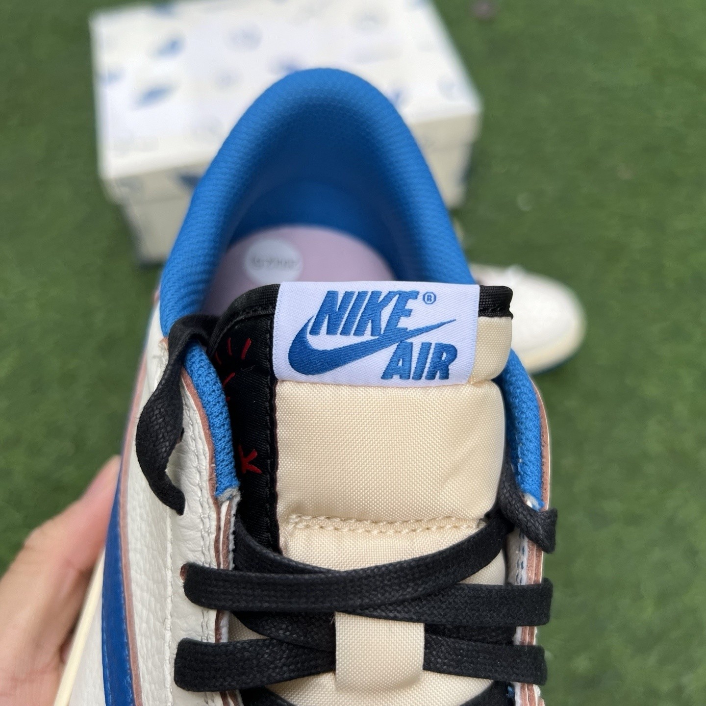AJ 1 Retro Low OG SP T S Sail Military Blue DM7866-104 Men’s Shoe Sizes 4-14