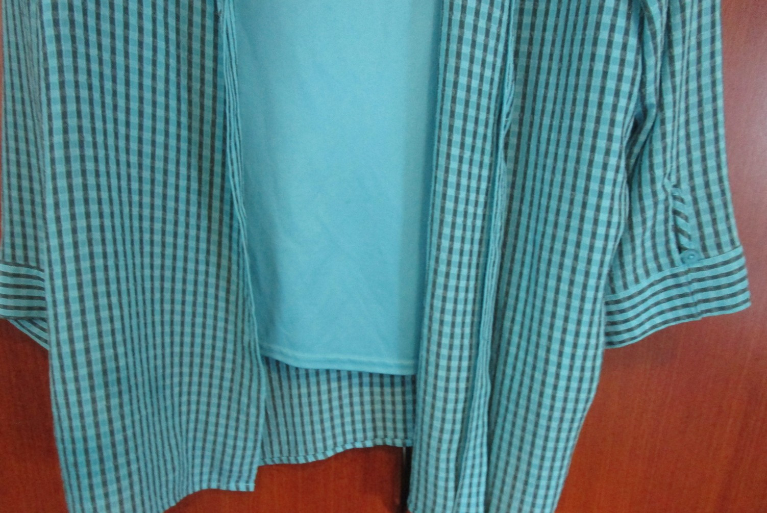 Joanna Plus Blouse & Tank Set Sz 2X 100% Polyester Bust 53 Length 27.5 in