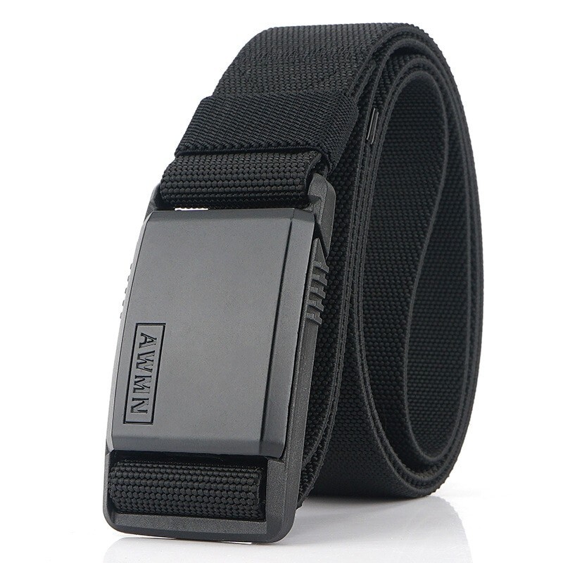 Belt Metal Magnetic Buckle Adjustable Belts For Men Military Combat Elastic Bel