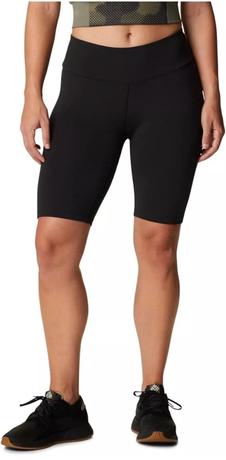 Columbia Women’s Trek 1/2 Tight High Waist Shorts Black XL Back Pocket