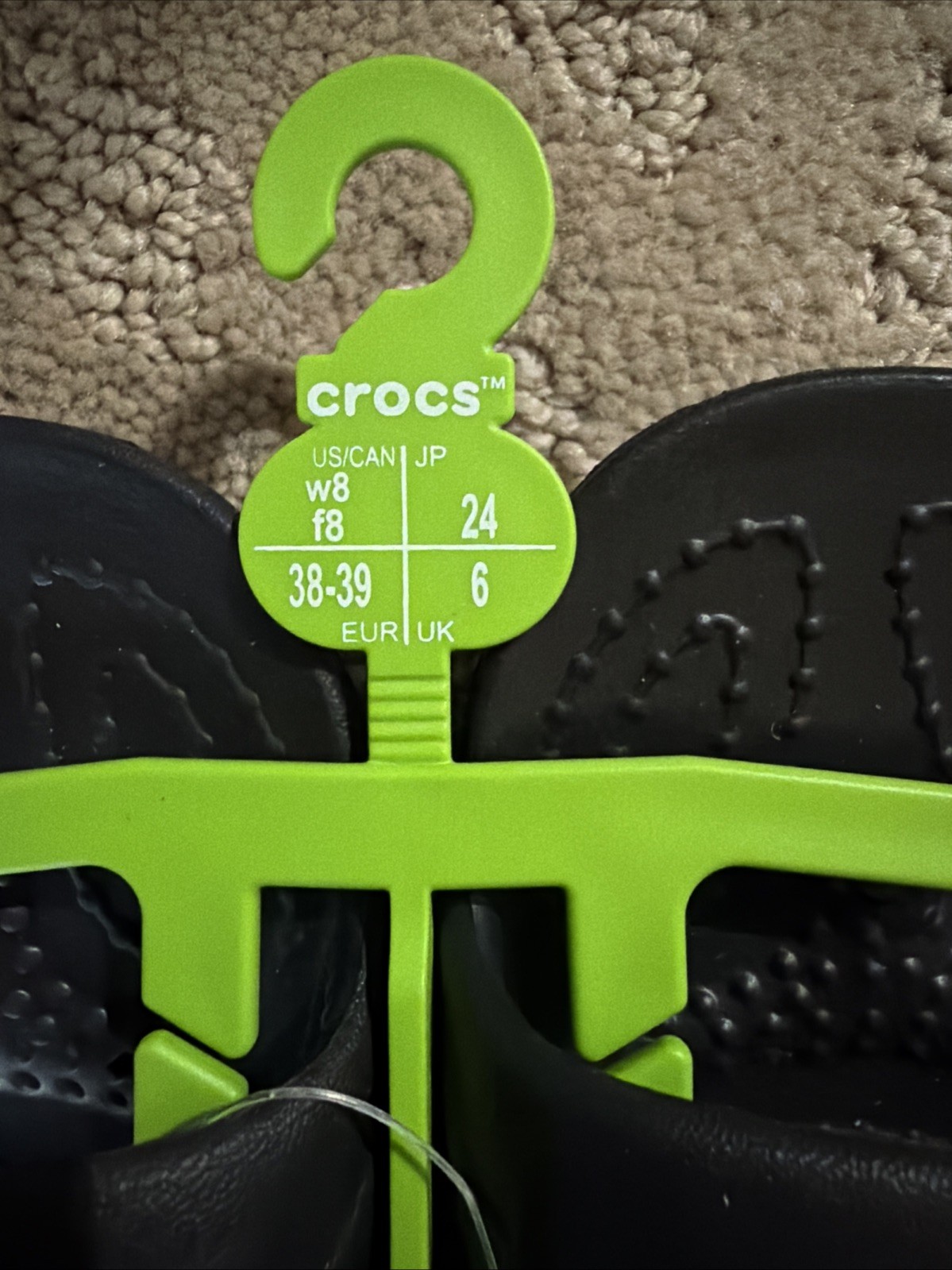 Crocs Kadee II Black Sandals. Sz 8. NWT!!