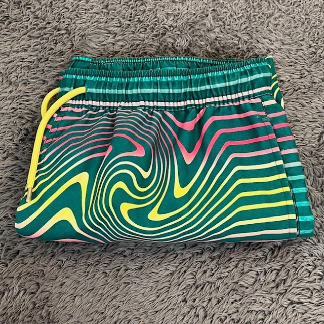 Killer Acid Board Shorts Mens Size XL No Bad Trips Green/Yellow Swim Santa Cruz