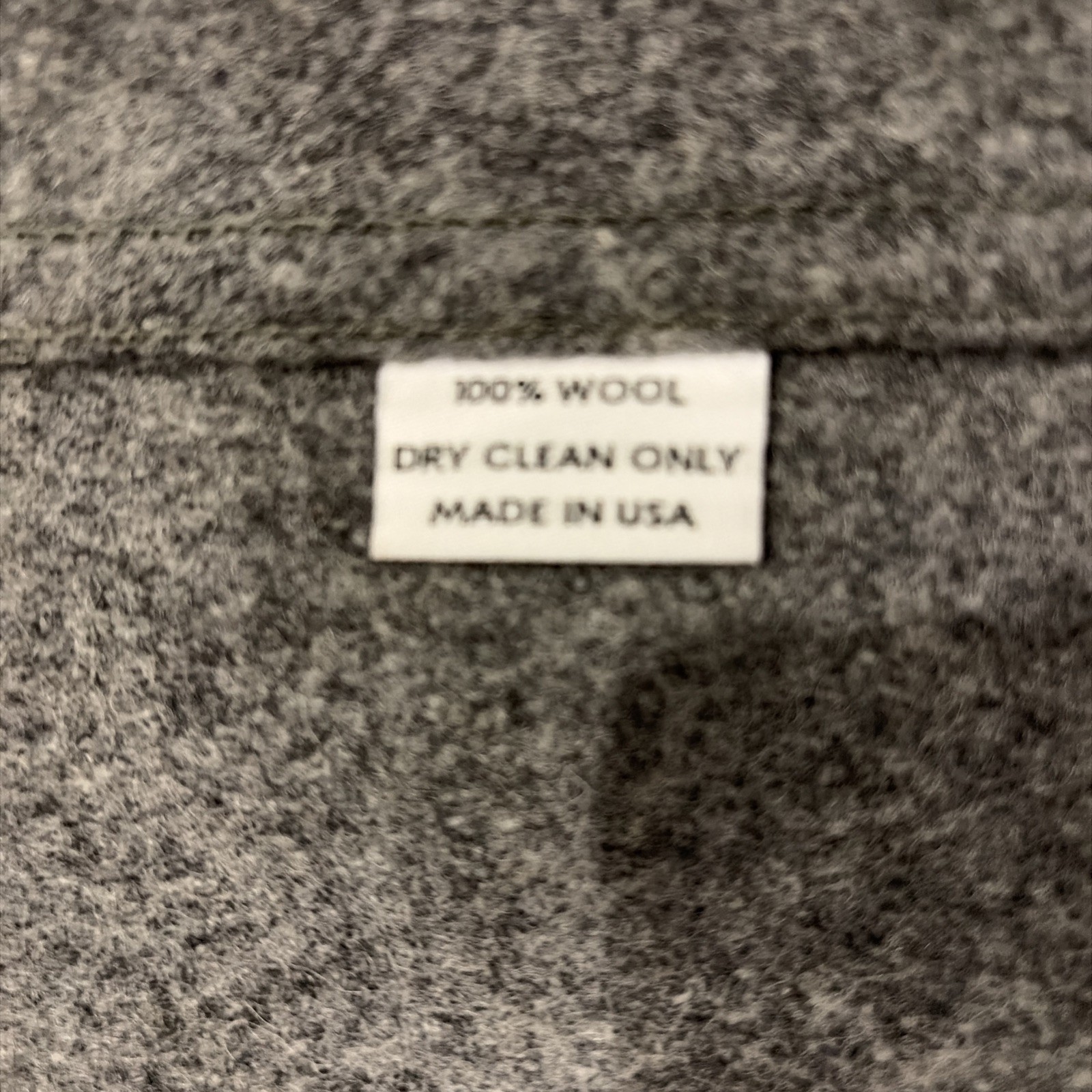 New Gustin 100% Wool Felt City Jacket Men’s Size M Made In USA