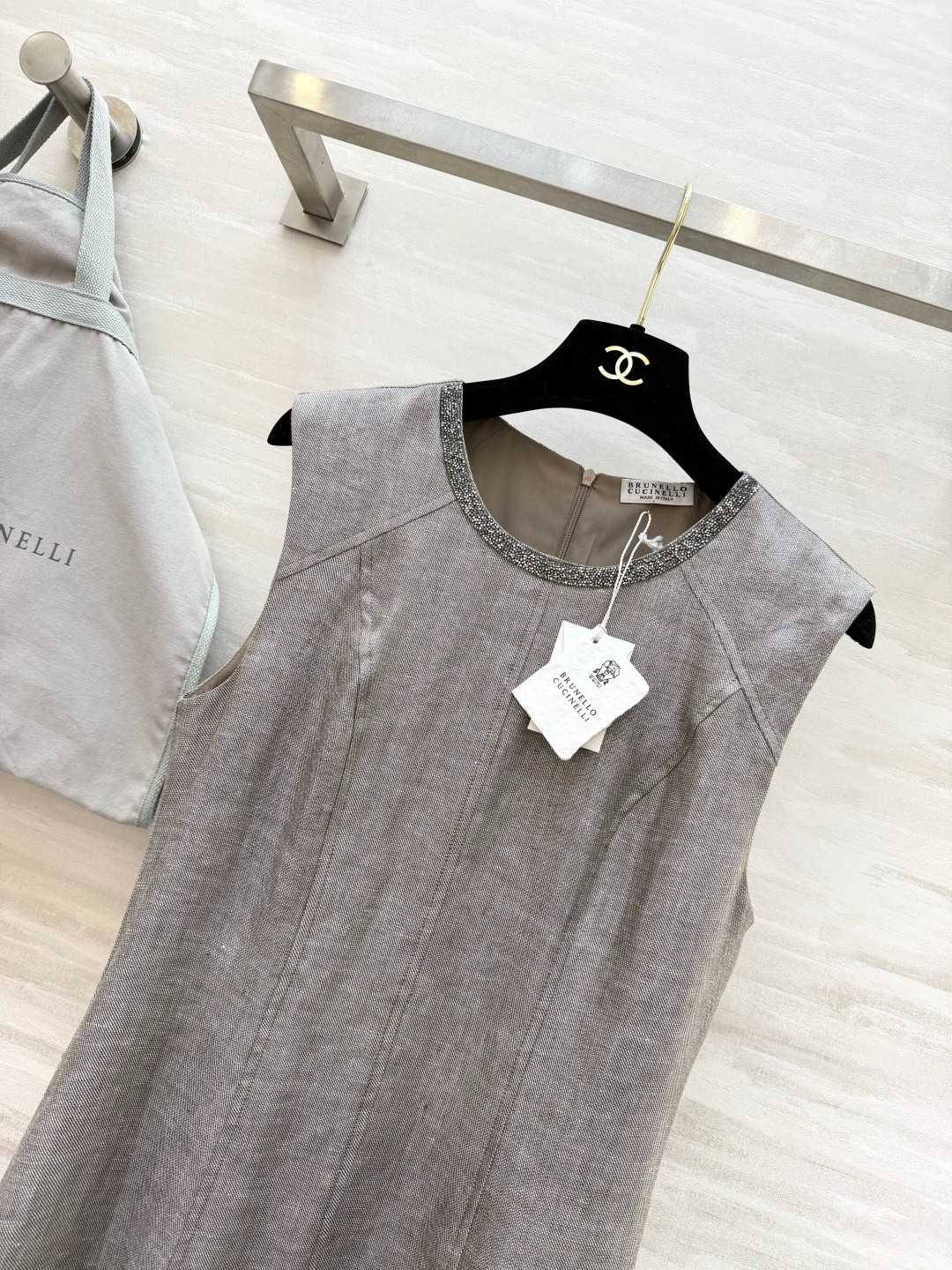 Brunello Cucinelli Linen Dress — “Old Money” Style — Size S