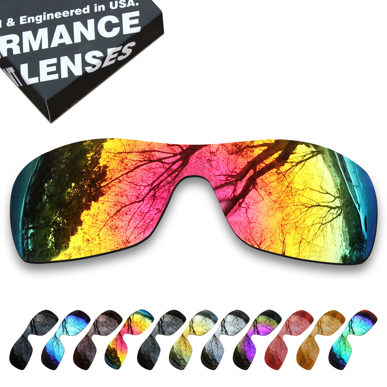 KEYTO Polarized Lenses Replacement for-Oakley Antix – Multiple Options