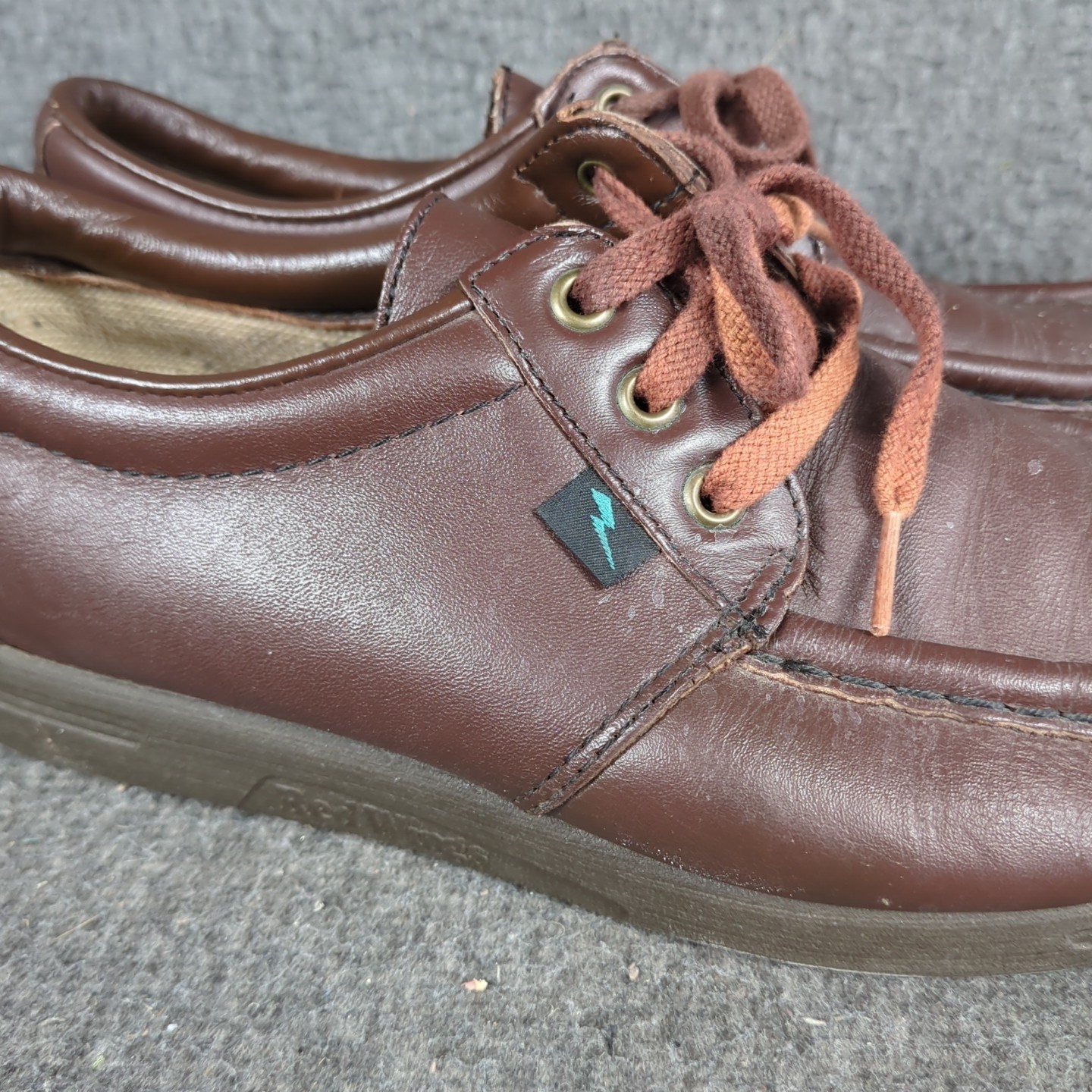Vintage Red Wing Dunoon Brown Leather Moc Toe Oxford 8601 SD Type 2 Men Sz 9 D