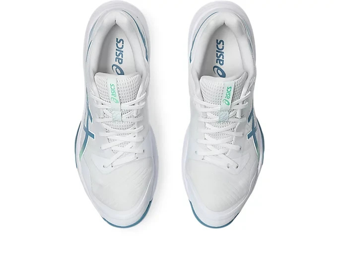 ASICS SKY ELITE FF 3 1051A080 106 White Saba Blue Volleyball Shoes