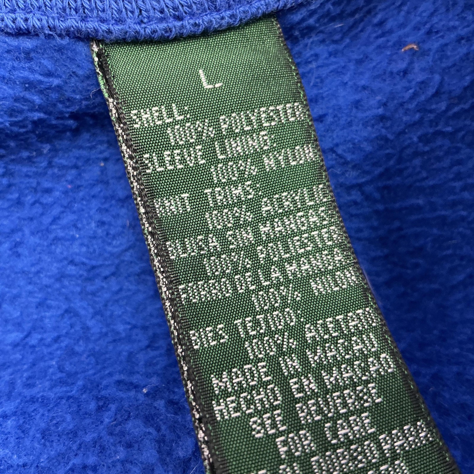 Vintage Hunt Club Jacket Mens Large Blue Teal 3-in-1 Zip Fleece Liner Ski 90s