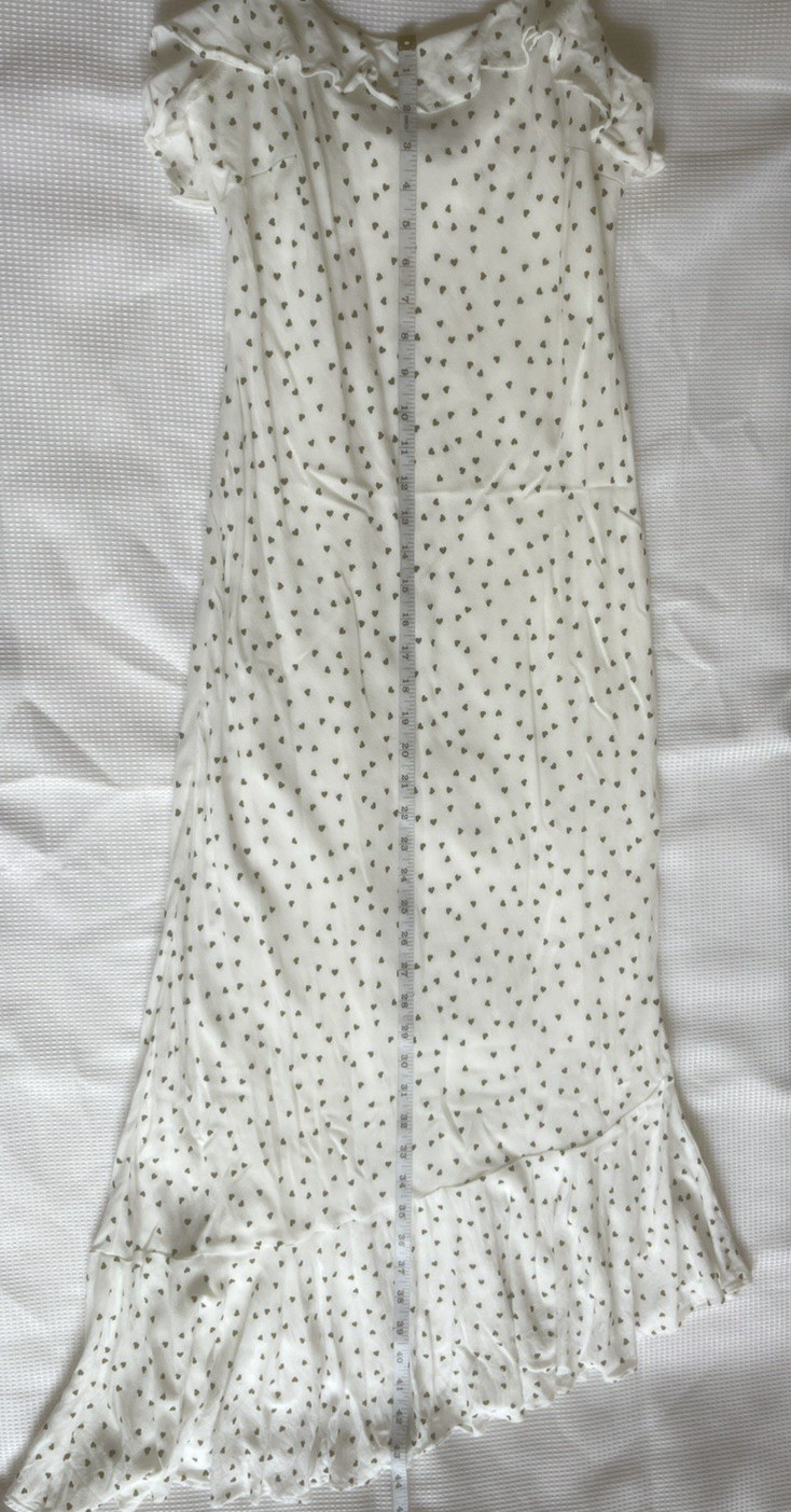 American Eagle Outfitter Maxi Women’s Dress White/Black Polka Dot Size Small