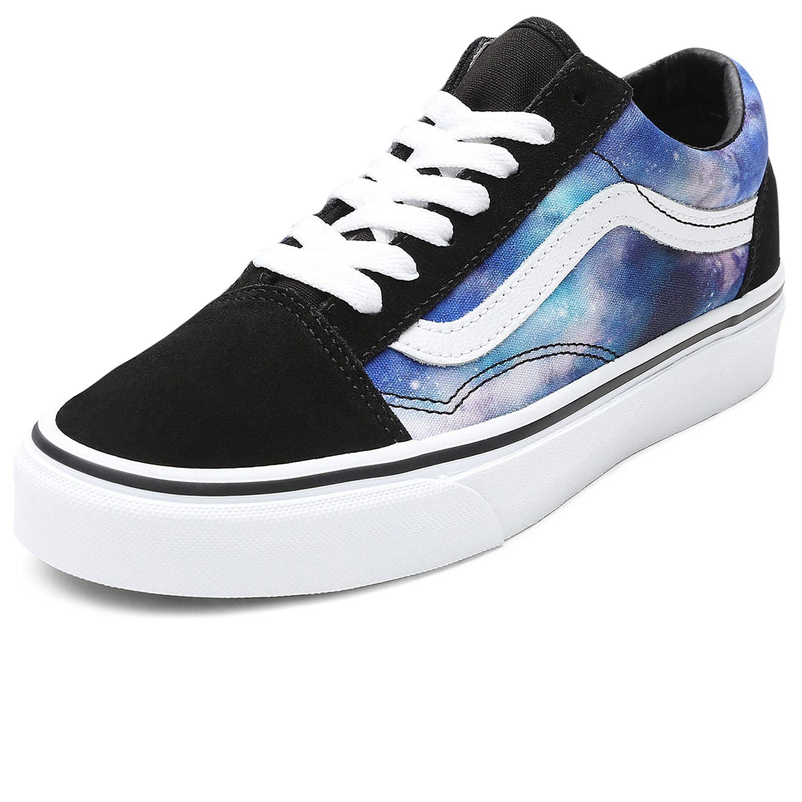 Vans Old Skool Unisex Galaxy Black Skate Shoes VN0A3WKTG4F Men 6.5 Women 8