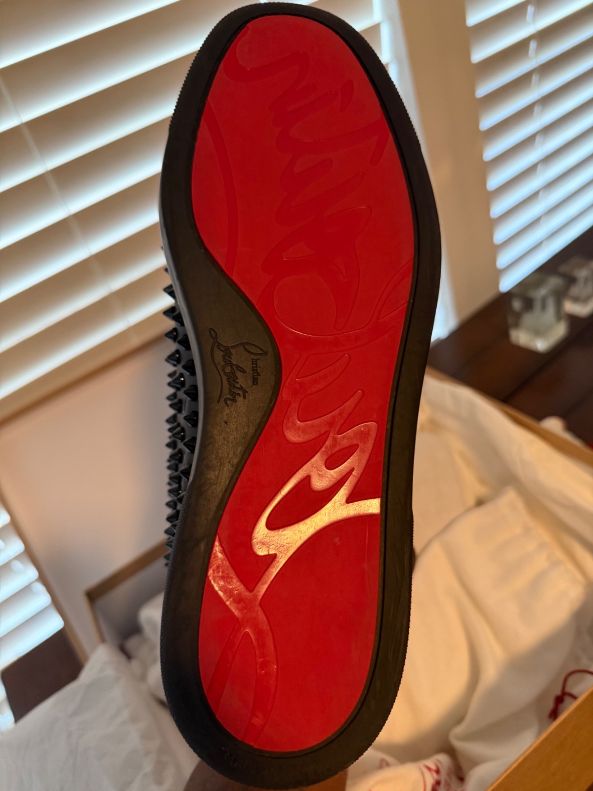 christian Louboutins classic black mens/w original box