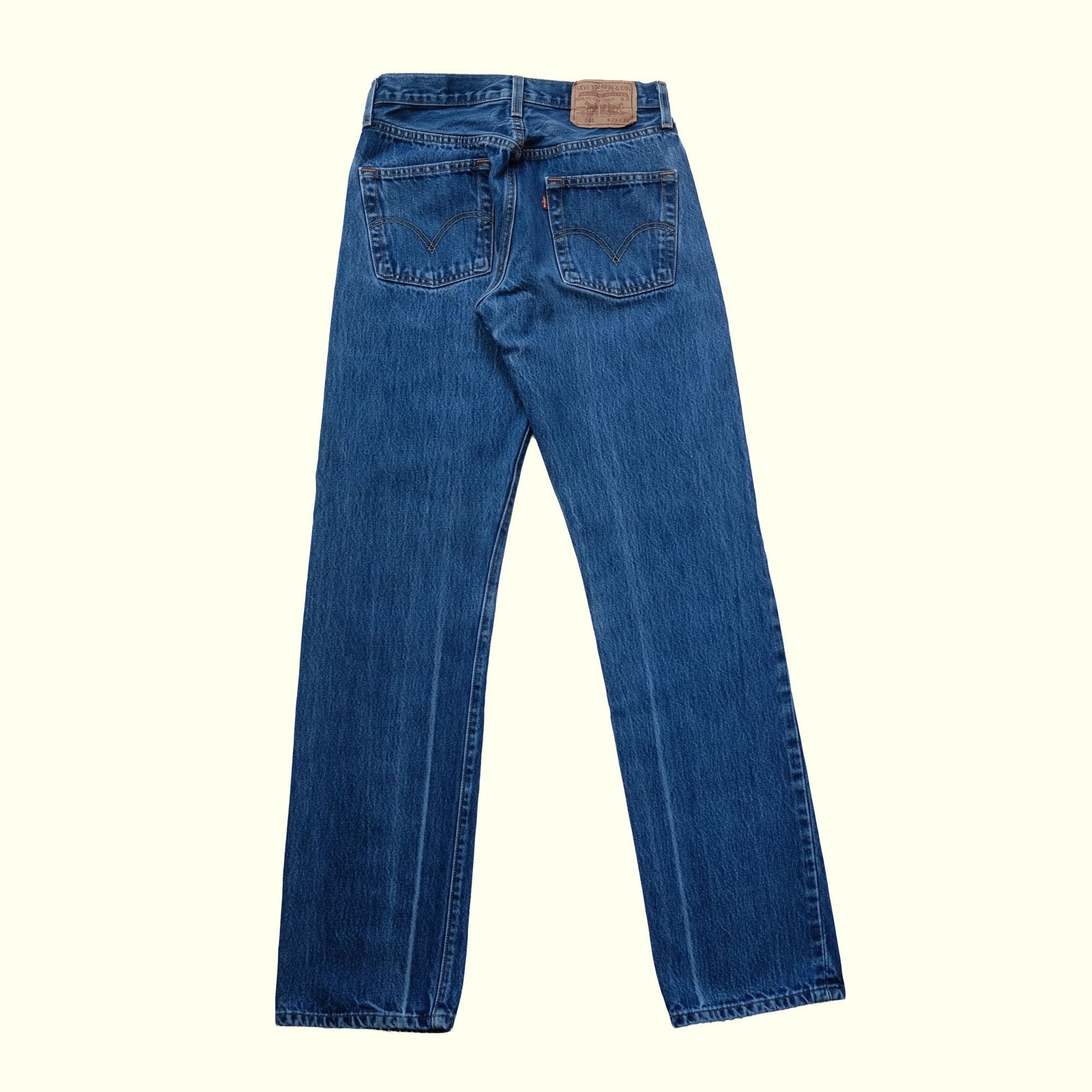 LEVI’S 501 VTG 00s Y2K RETRO BUTTON FLY BLUE JEANS 100% COTTON 2007 SZ 29 X 34