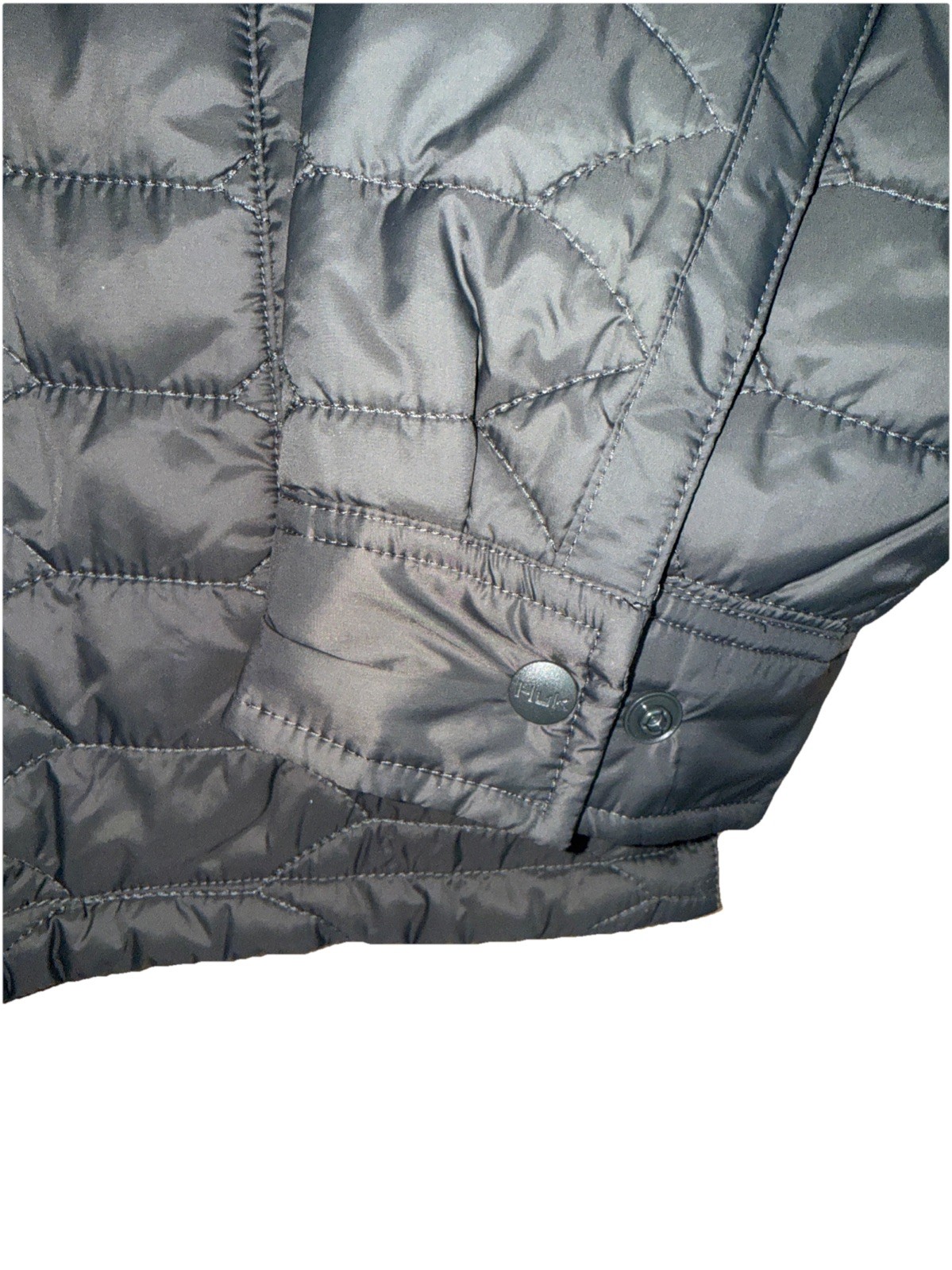 Huk Tarpon Quilt Shacket Jacket, Volcanic Ash (dark green/gray) MEN’s 3XL New