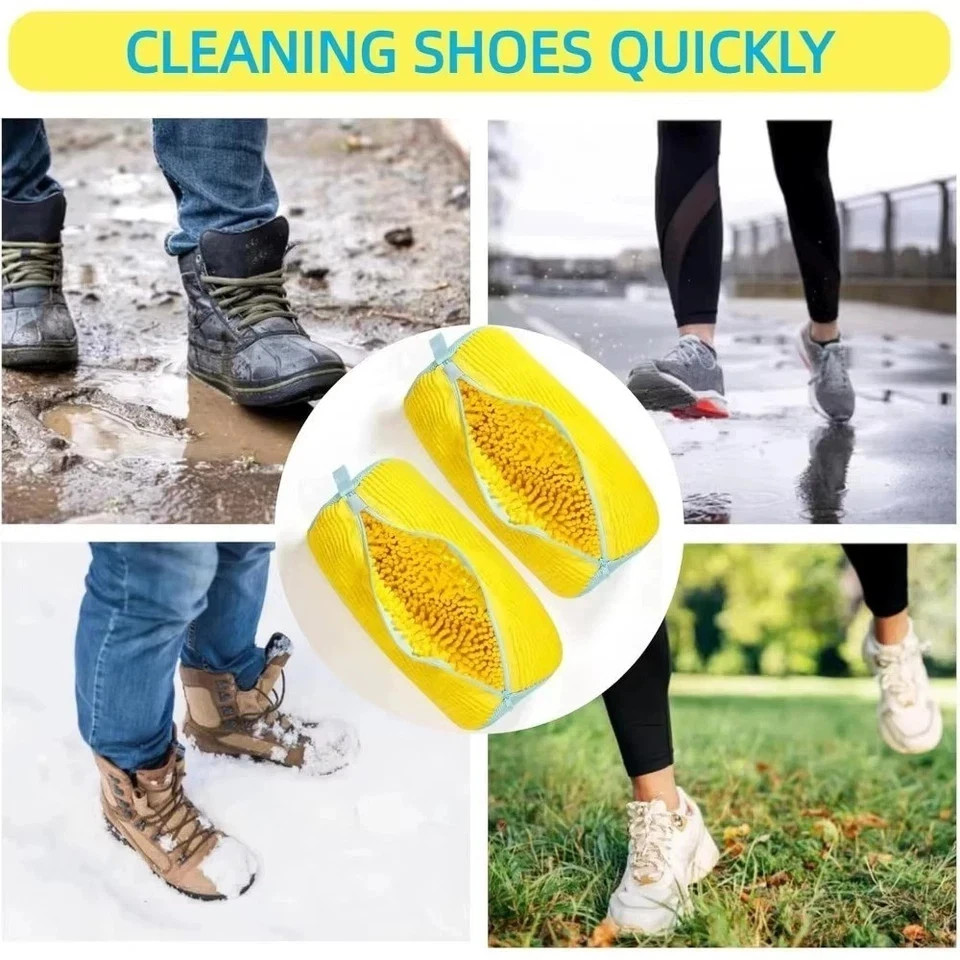 Durable Shoe Washing Machine Bag or brush for All Shoe Types,Ideal for Sneakers