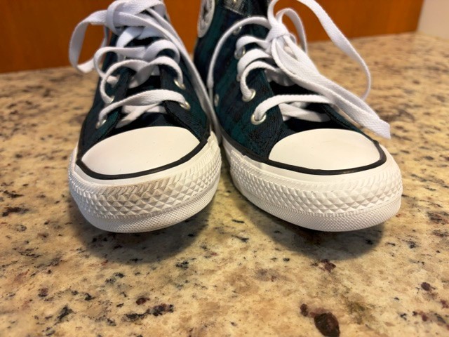 New Converse CTAS Hi-Top Shoe Dragonscale/Navy/Wht, A09325F, Youth sz 4.0/EUR 36