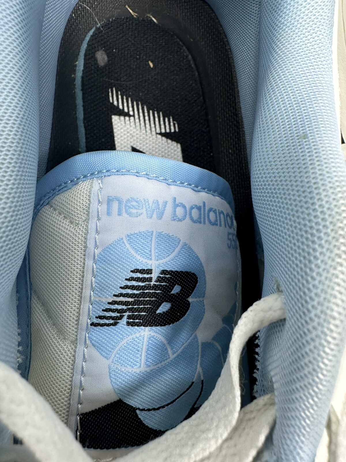 New Balance 550 UNC White University Blue BB550HL1 Mens Size 11