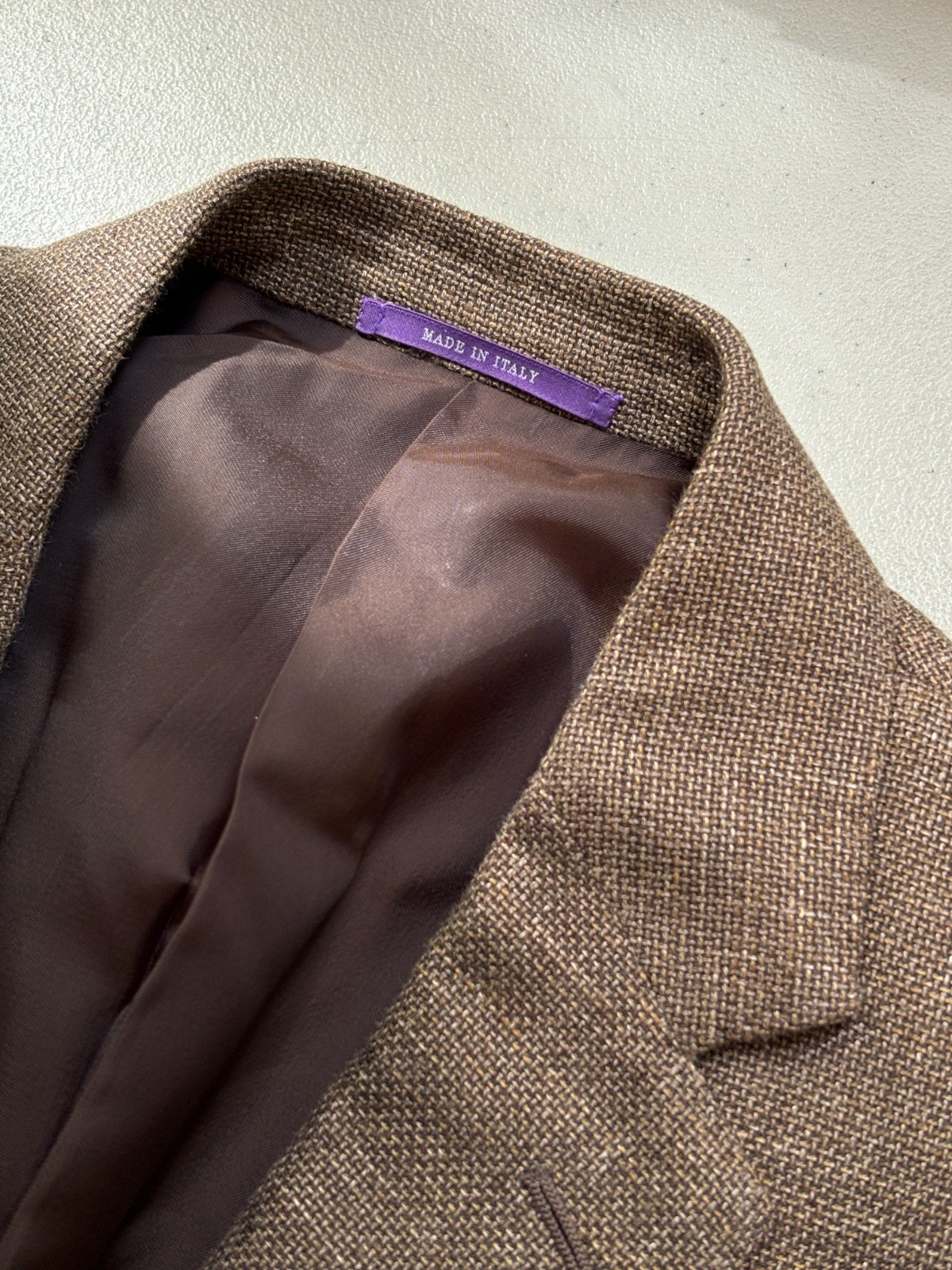 Ralph Lauren Purple Label Linen Wool Nigel Blazer Size 40 L