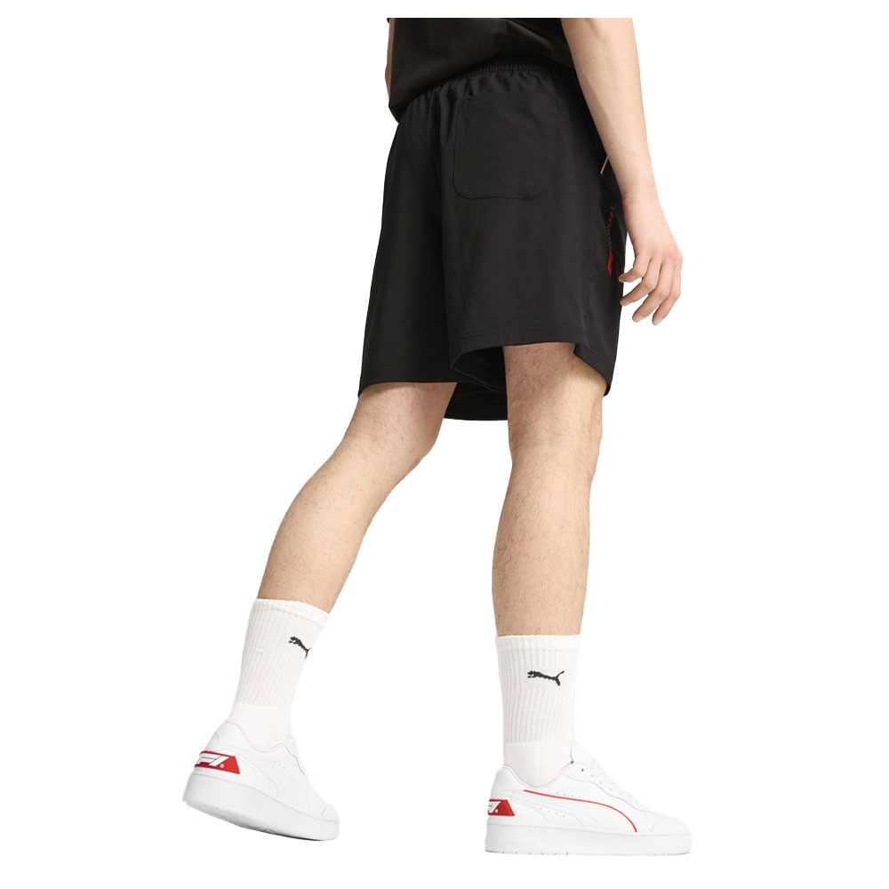 PUMA F1 Essentials Woven 7 Inch Shorts Mens Black Casual Athletic Bottoms 630961