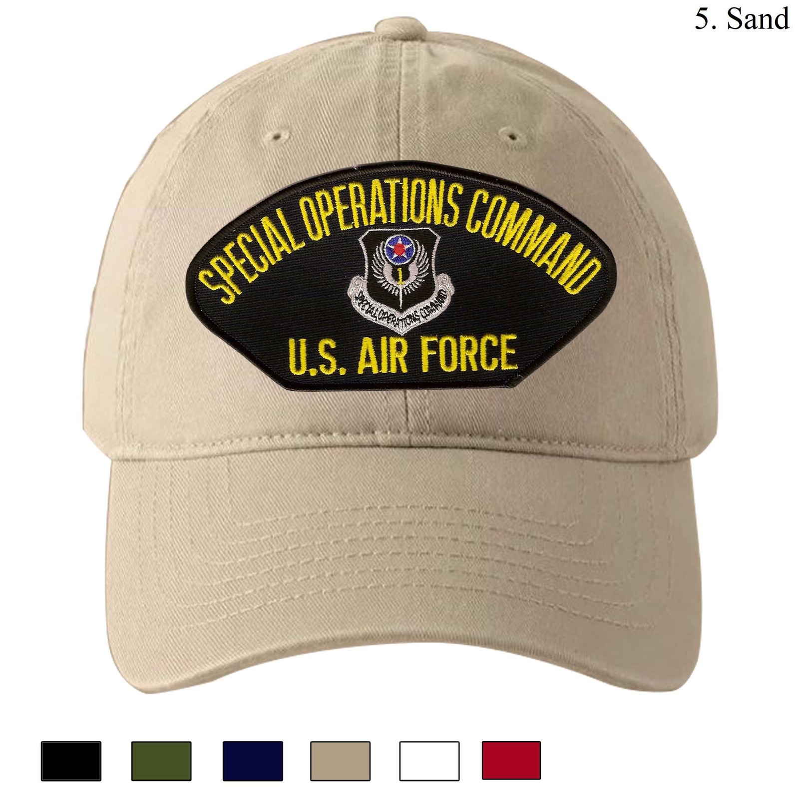 Embroidered Hat Air Force Special Operations Command, Veteran Cap, Trucker Hat