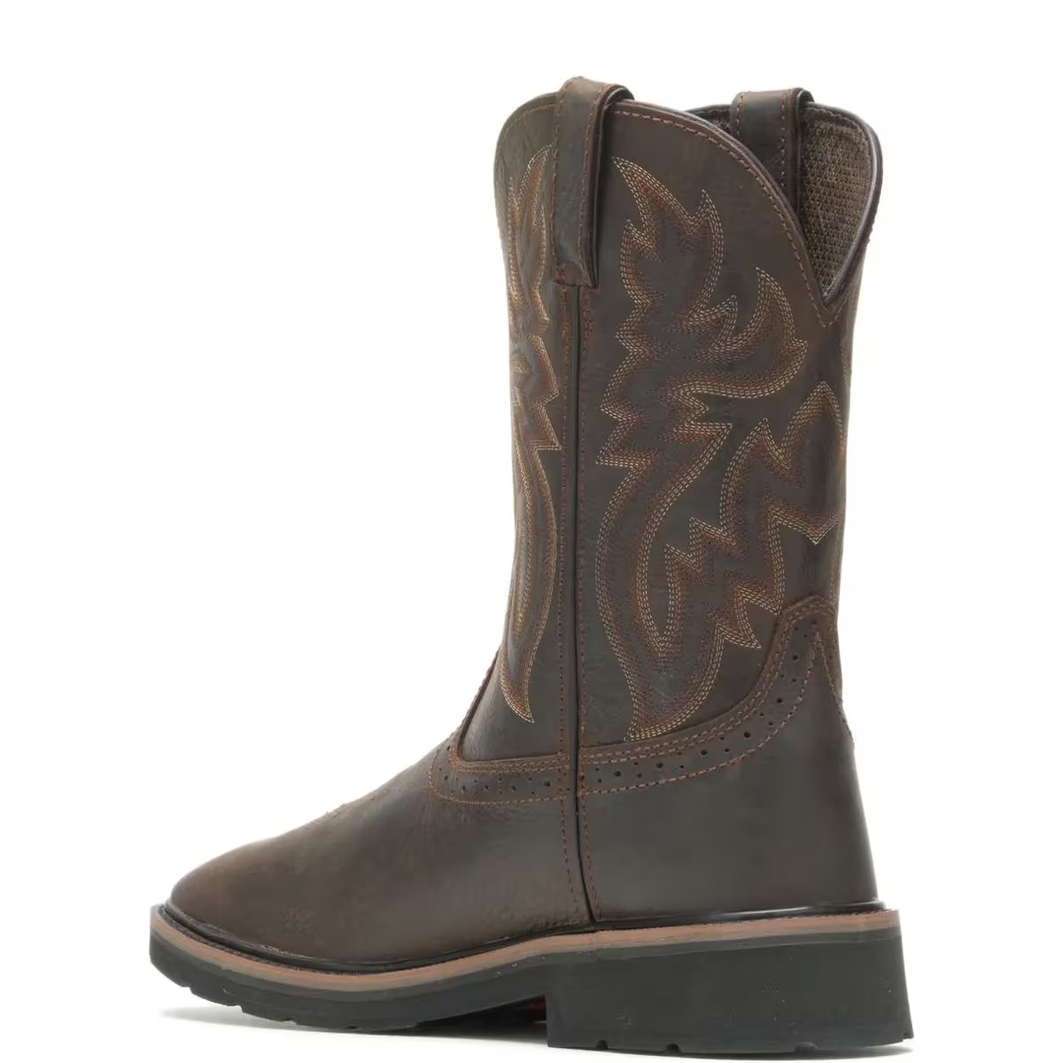 Wolverine Men Rancher Square-Toe Steel-Toe Wellington Work Boots Leather