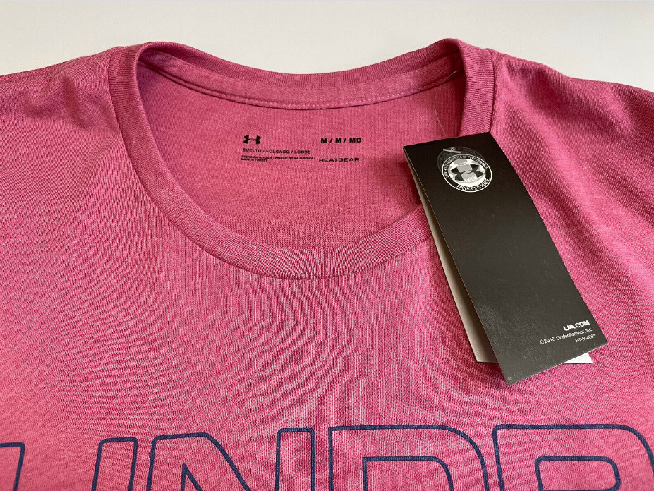 Under Armour Shirt Mens Small Medium Large Gray Pink Green Soft Athletic Fit